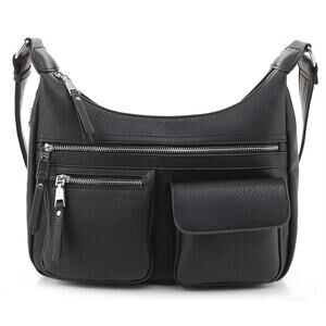 Jessie & James Concealed Carry Purse Bag with Lock and Key RFID Blocking Black